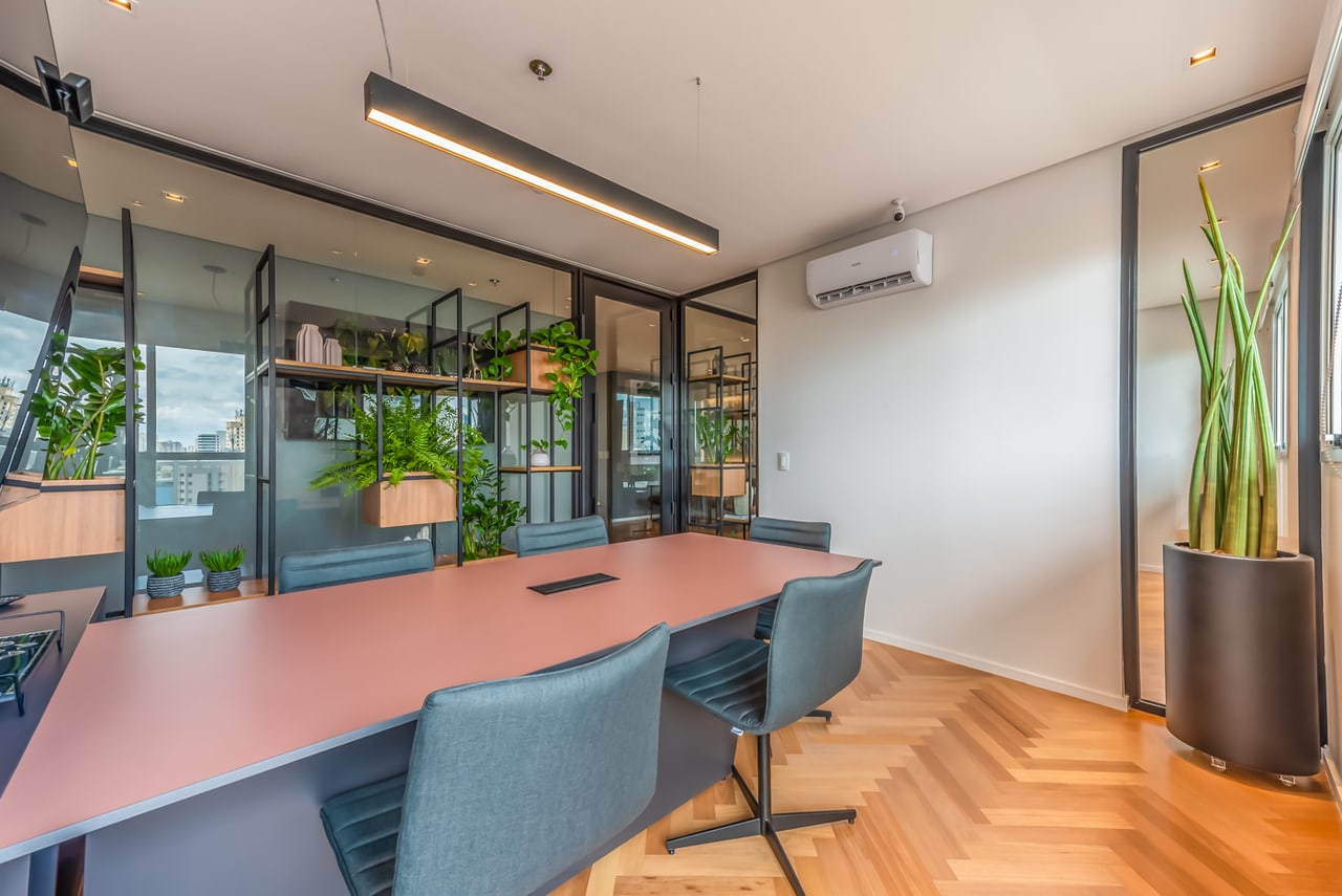 Sala de reunião da Trocoletti Advogados, em São Paulo